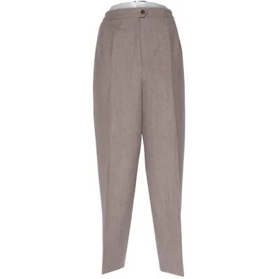 Suit pants (Brown) from Gardeur Elastane, Wool