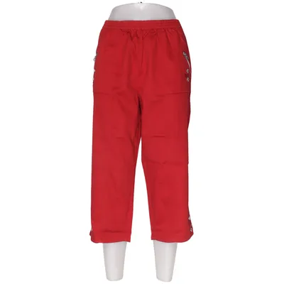 Driekwart broek (Rood) van Way of Sweden Katoen, Elastaan, Polyester