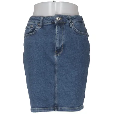 Jeansnederdel (C-Dnm Belt Mom Skirt) fra Costes Denim Bomuld, Elastan, Polyester