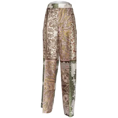 Palazzobukser (Beige, Flerfarvet) fra Zara Polyester