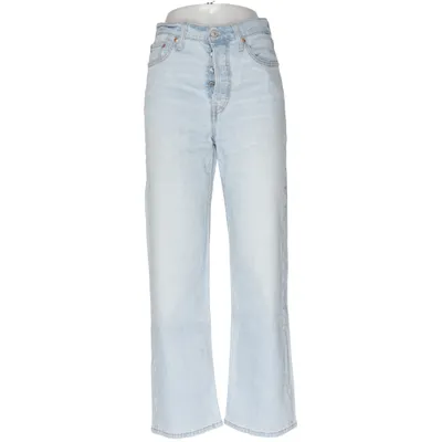 Jeans (Ribcage Straight Ankle) från Levi's Premium Bomull, Linne, Lyocell