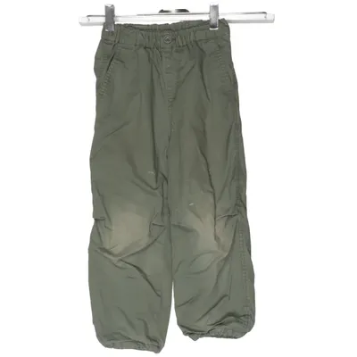 Pantalon (Vert) de Uniqlo Kids Coton, Élasthane, Polyester