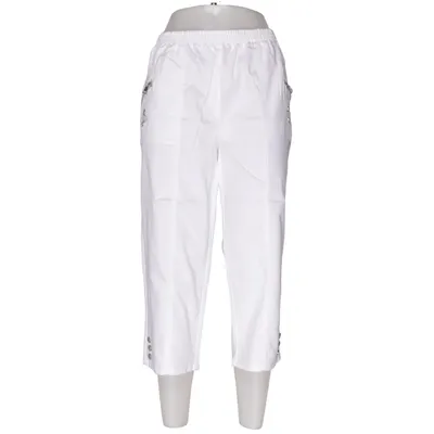Driekwart broek (Wit) van Way of Sweden Katoen, Elastaan, Polyester