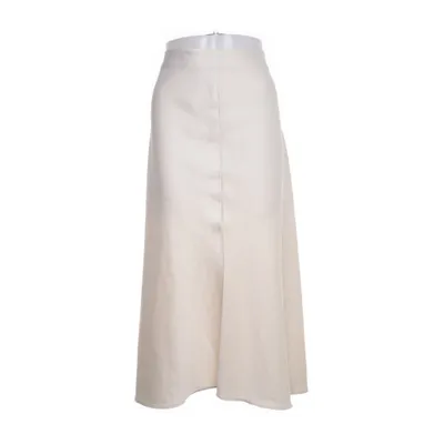 Maxi rok (Beige) van Selected Femme Elastaan, Gerecycled polyester
