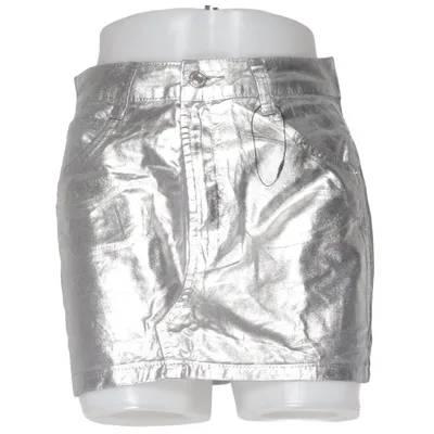 Skirt (Silver) from Bershka Cotton