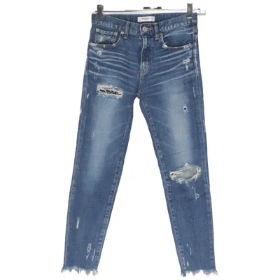 Jeans (Blå) från Moussy Bomull, Elastan, Polyester