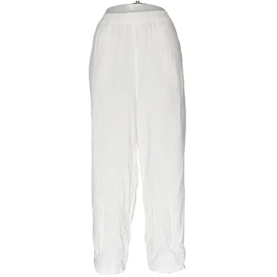 Pantalon (Blanc) de Up Fashion Lin, Viscose