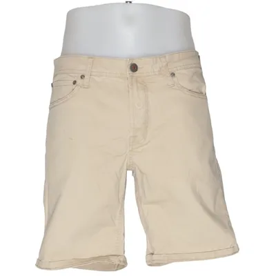 Korte broek (Beige) van Jack & Jones Jeans Intelligence Katoen, Elastaan