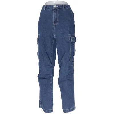Pantalon cargo (Bleu) de Chapter Coton, Polyester, Viscose