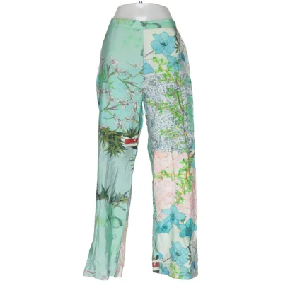 Pantalon patte d'éléphant (Vert, Bleu, Multicolore) de Desigual Polyamide, Viscose