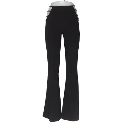 Pantalon patte d'éléphant (Noir) de Bershka Élasthane, Polyester