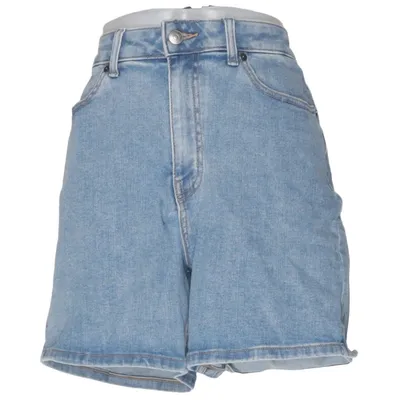 Short en jean (Bleu) de Ninepine Coton, Élasthane, Polyester