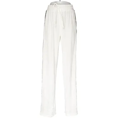 Sweatpants (White, Black) from Chiquelle Elastane, Polyester