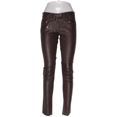 Leather pants (Brown) from Sylvie Schimmel Cotton, Elastane, Leather
