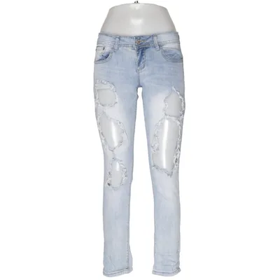 Jeans (Blau) von Place du Jour Baumwolle, Elasthan