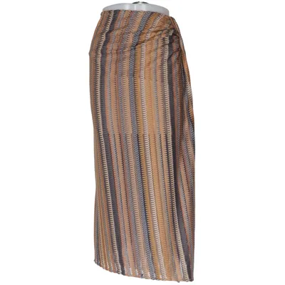 Långkjol (Brun, Blå, Grå) från Lola Casademunt Bomull, Metallfiber, Polyester