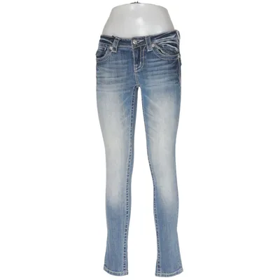 Jeans (Blue) from Miss Me Cotton, Elastane