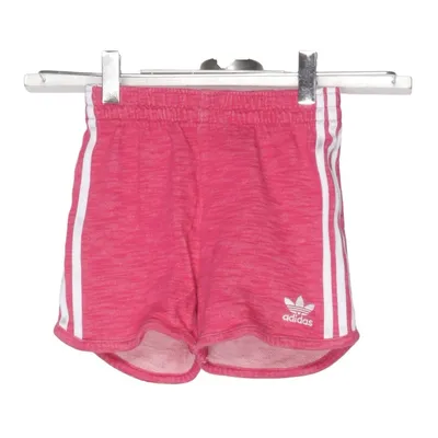Short de sport (Rose, Blanc) de Adidas Coton, Polyester
