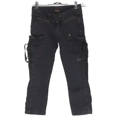 Pantalon cargo (Noir) de Killah Coton, Élasthane