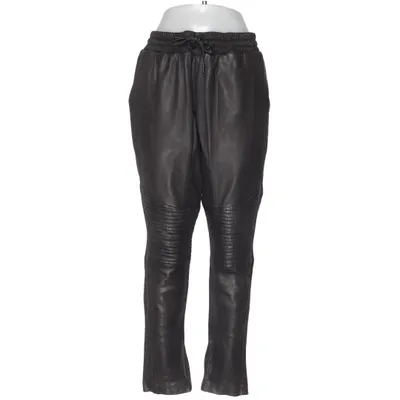Lederhose (Schwarz) von Tigha Baumwolle, Leder