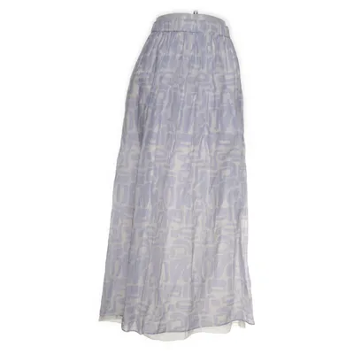 Långkjol (Blå, Vit) från Emporio Armani Bomull, Silke