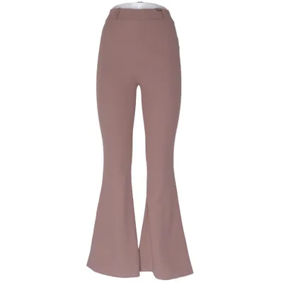 Pantalon patte d'éléphant (Flare Crepe Pants) de Nelly Élasthane, Polyester recyclé