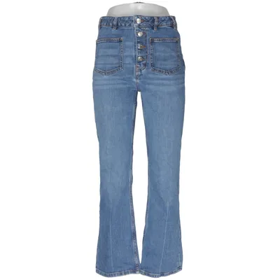 Jean (Bleu) de Maje Coton, Élasthane, Cuir
