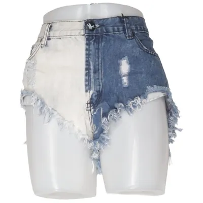 Jeansshorts (Blå, Vit, Flerfärgad) från One Teaspoon Bomull