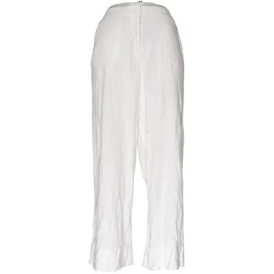 Palazzo broek (Wit) van H&M Linnen, Polyester, Viscose