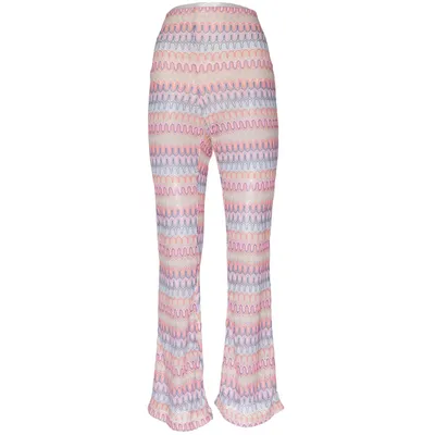 Palazzo broek (Roze, Meerkleurig) van Divided by H&M Polyester
