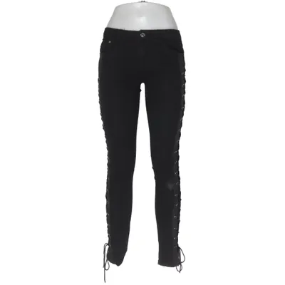 Jean (Noir) de Banned Apparel Coton, Élasthane