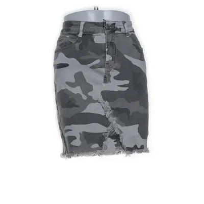 Jeanskjol (Grå, Vit, Flerfärgad) från Redial Bomull, Elastan