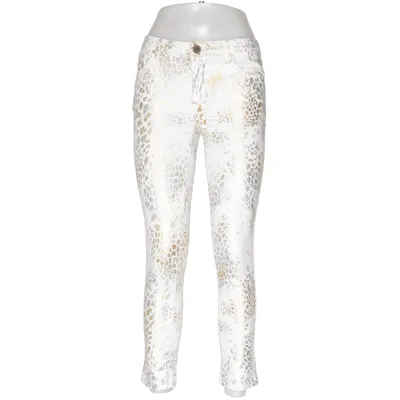 Jeans (White, Silver, Gold) from Frime Cotton, Elastane