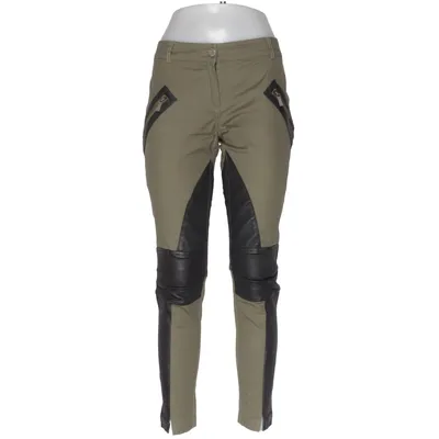 Pantalon (Noir, Vert) de Karl Lagerfeld Coton, Élasthane, Cuir