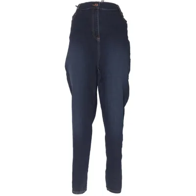 Jeans (Blå) från Ava Bomull, Elastan, Polyester