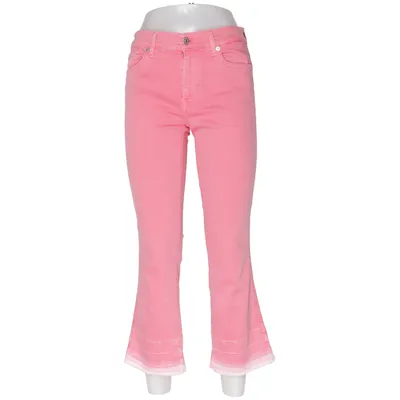 Spijkerbroek (Roze) van 7 for All Mankind Katoen, Elastaan, Polyester