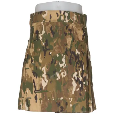 Kilt (Grøn, Brun, Beige) fra Modern Kilts Bomuld