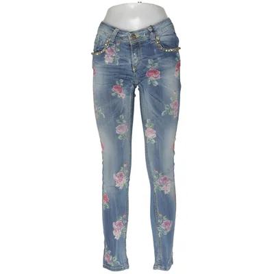 Jeans (Blue, Multicolored) from Justor Cotton, Elastane