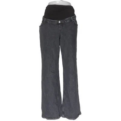 Vente jeans (Grå) fra ONLY Maternity Elastan, Økologisk bomuld, Polyester
