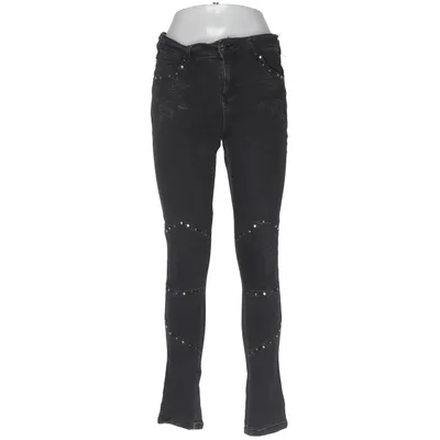 Jean (Noir) de Killstar Coton, Élasthane, Polyester