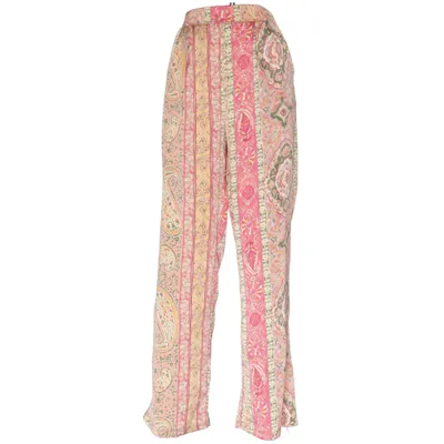 Palazzo broek (Roze, Meerkleurig) van Jubylee Viscose