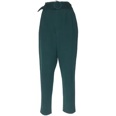 Chinos (Groen) van Zara Elastaan, Polyester, Viscose