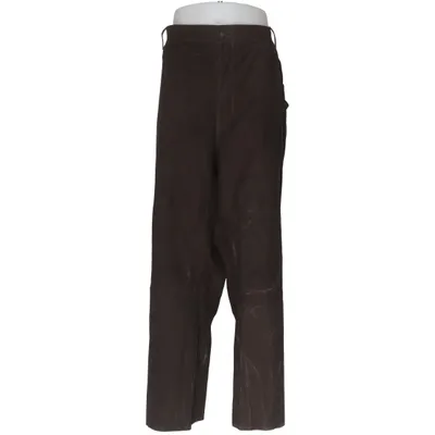 Leren broek (Bruin) van Men Plus Leer