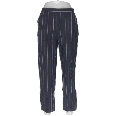 Pantalon patte d'éléphant (Bleu, Blanc) de MKT Studio Lin, Polyester, Tencel