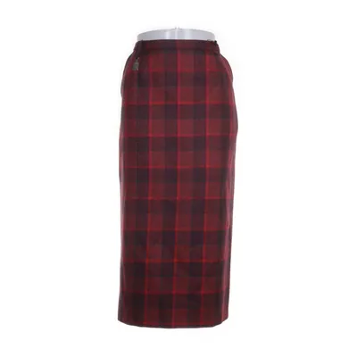 Skirt (Red, Multicolored) from Birgitta by Westerlind Acetate, Wool