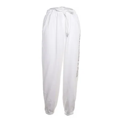 Sweatpants (White) from Abercrombie & Fitch Cotton, Polyester