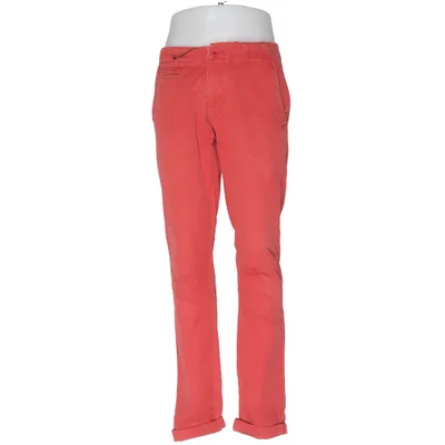 Chinos (Rood) van Knowledge Cotton Apparel Organisch katoen
