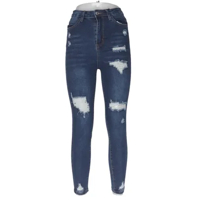 Jeans (Blue) from Shein Cotton, Elastane, Polyester, Viscose