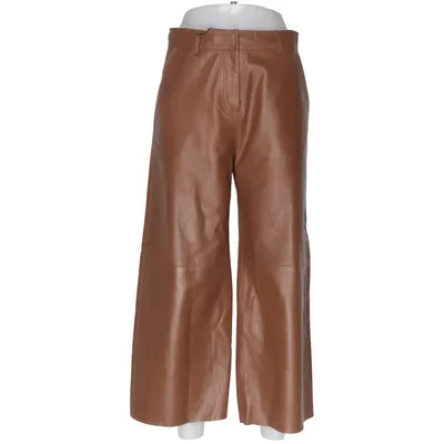 Læderbukser (Brun) fra Weekend MaxMara Læder, Polyester