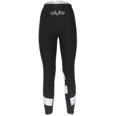 Sports tights (Black, White) from Gavelo Elastane, Recycled polyester
